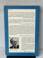 Law, Psychiatry, and Morality: Essays and Analysis American Psychiatric Association Publishing Stone, Alan A.