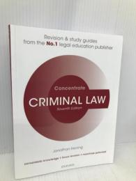 Criminal Law Concentrate: Law Revision and Guide Oxford University Press, USA Herring, Jonathan