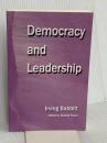Democracy and Leadership Independently published Babbitt, Irving
