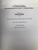 Of Human Bondage - Complete Edition Musaicum Books Maugham, W. Somerset