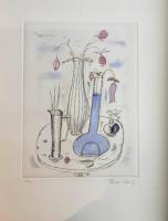 斎藤真一 淡彩画集 哀歌 　限定本B（限定100部/銅版画5葉付）