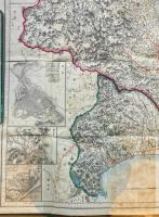 相模武蔵二州図」大日本全図第5号(第五號)　銅版手彩