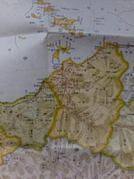 愛媛県管内全図　新版　昭和10年版　袋付