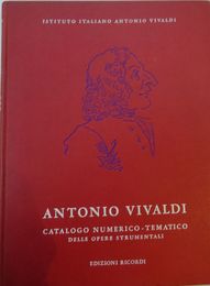 Antonio Vivaldi ... Catalogo numerico-tematico delle opere strumentali［洋書］ヴィヴァルディ・楽譜・カタログ