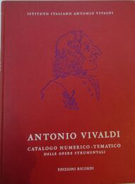 Antonio Vivaldi ... Catalogo numerico-tematico delle opere strumentali［洋書］ヴィヴァルディ・楽譜・カタログ