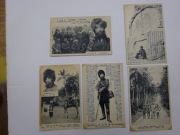 【絵葉書】　世界探検旅行者　菅野力夫　5枚セット