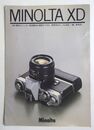 MINOLTA XD（ミノルタXD　世界初のデュアルAE一眼）　カタログ