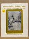 Willa Cather's university days: The University of Nebraska, 1890-1895