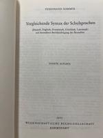 Vergleichende Syntax der Schulsprachen: (Deutsch, Englisch, Französich, Griechisch, Lateinisch) mit besonderer Berücksichtigung des Deutschen