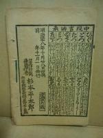 農家便覧　明治三十九年　　（暦便覧）