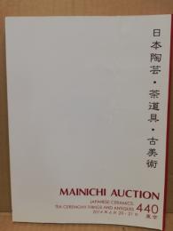 MAINICHI AUCTION　毎日オークション　440　日本陶芸・茶道具・古美術