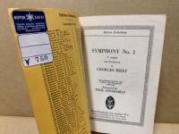 Symphony no. 1 C major for orchestra