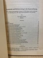 Konkordat und Kirchenvertrag in der Staatsverfassung.