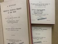A history of mediæval political theory in the West　6.vol