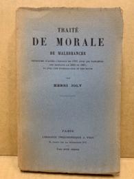 Traité de Morale de Malebranche