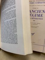 Oeuvres complètes, tome 2 : L'Ancien régime et la Révolution 2.vol