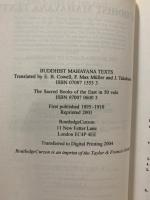 Buddhist Mahayana Texts, the sacred books of the east Vol. 49
