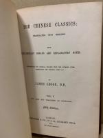 The Chinese Classics : Vol. 1. The Life and Teachings of Confucius