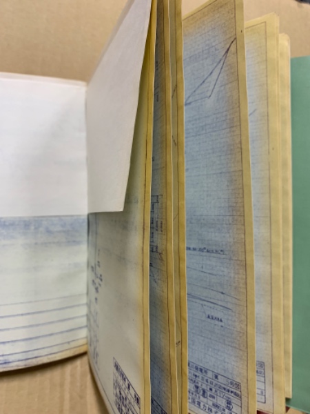 安蔵川発電所 工事記録・設計計算書・竣工図・参考図 4冊(中国