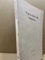 平城京朱雀大路発掘調査報告