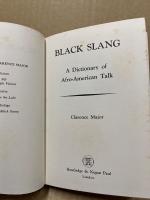 Black Slang: A Dictionary of Afro-American Talk