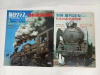 蒸気機関車・鉄道など雑誌まとめて4冊/日本の鉄道100年・日本の蒸気機関車・鉄道の100年の記録・走り続つづけた蒸気機関車