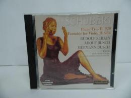 ★CD「Schubert: Piano Trio D929」Franz Schubert, Johann Sebastian Bach他　クラシックCD