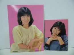 ★プロマイド【石川秀美】2枚セット/ビックプロマイド・ポスター　当時物　アタリくじ・景品・駄菓子屋
