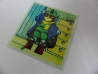 ★ラッキーカード【ドテラマン】タツノコプロ/駄菓子屋・景品・当たりくじ・シール・カードくじ