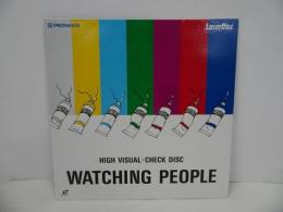 ★パイオニア　レーザーディスクHIGH VISUAL・CHECK DISK WATCHING PEOPLE　PPR-005