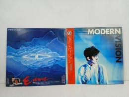 ★LP　原田真二 2枚セット/ MODERM VISION　モダン・ヴィジョン/真二＆クライシス　ENTRANCE　エントゥランス/カラー盤