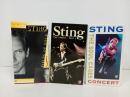 ★VHS・ビデオ　STING　スティング　ライブビデオなどまとめて 3本セット