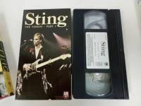 ★VHS・ビデオ　STING　スティング　ライブビデオなどまとめて 3本セット