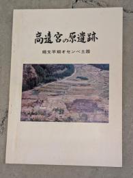 高遠　宮の原遺跡　発掘調査報告書　縄文早期オセンベ遺跡