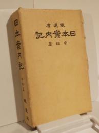 鐵道省　日本案内記　中部篇