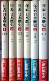 年表 日本歴史　全6巻