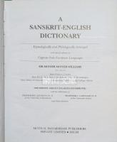 A Sanskrit English Dictionary: etymologically and philologically arranged