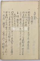 御移替雑事　江戸城本丸西丸移替記録　天保六年～八年