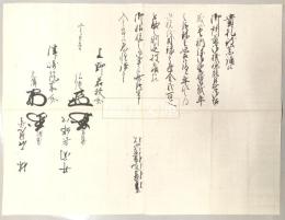 護持院権僧正宛書状