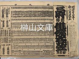 三府総櫓俳優大見立給金附　（役者番付）