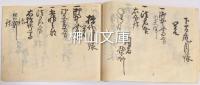御身法名・御文章・五帖一部割方留　甲子七月災後再改之