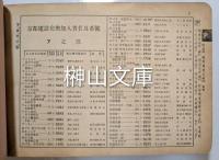 京都市電話番号簿　昭和6年4月1日現在加入者電話番号