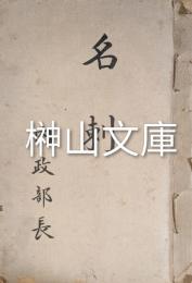 静岡県内政部長高濱惇（淳とも表記あり）旧蔵名刺スクラップ帖