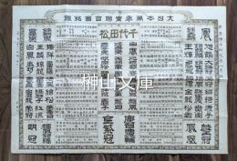 大日本萬年青聯合会銘鑑　第壱號