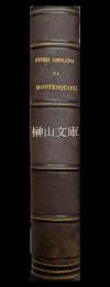 Oeuvres complètes de Montesquieu