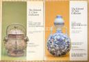 The Edward T. Chow Collection part two Early Chinese Ceramics and Ancient Bronzes　（古陶磁と古銅器） / three Ming and Qing Porcelain　（明清陶磁）　太倉仇氏抗希斎曾蔵珍品図録　二・三輯セット