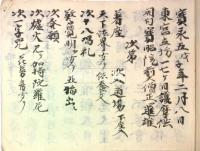 東宮立坊御祈・立后御祈・御譲位御祈・御即位御祈・天下太平御祈