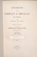 Colóquios dos simples e drogas da Índia　v. 1・v. 2　揃
