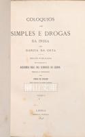 Colóquios dos simples e drogas da Índia　v. 1・v. 2　揃
