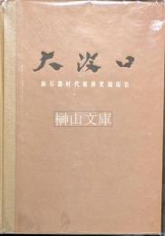 大汶口　新石器時代墓葬発掘報告